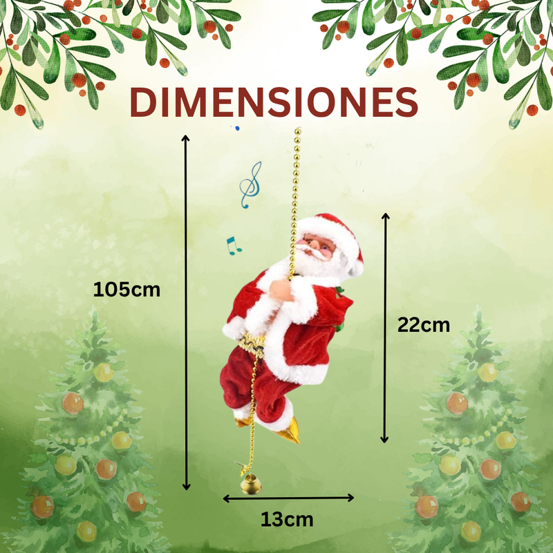 Black Friday: Santa Escalador Eléctrico + Luces LED Gratis