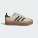 Adidas Gazelle Bold Beige mágico y verde universitario
