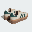 Adidas Gazelle Bold Beige mágico y verde universitario
