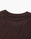 Diamond Knit Crewneck Sweater