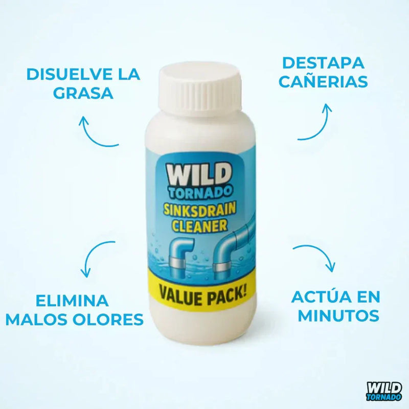Destapa Cañerías Express 3x1 (110gr c/u)