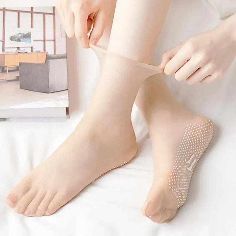 Medias Suaves Antideslizantes | 5 PARES | COLORES VARIADOS
