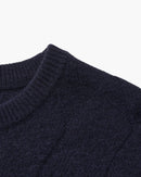 Diamond Knit Crewneck Sweater