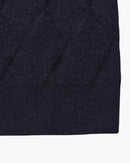 Diamond Knit Crewneck Sweater