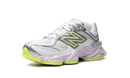 New Balance 9060 Blanco, Plata Metalizado y Taro