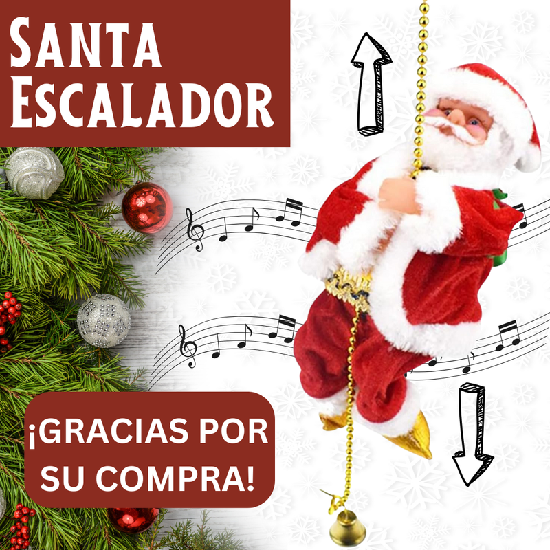 Black Friday: Santa Escalador Eléctrico + Luces LED Gratis