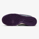 Nike Dunk Low Swoosh de Chenilla Blanco Roto Púrpura Intenso