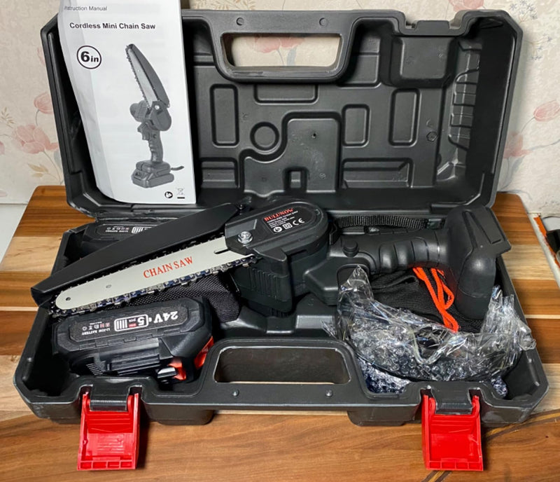 MOTOSIERRA RECARGABLE INALÁMBRICA