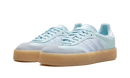 Adidas Sambae Azul claro, plateado metalizado y goma
