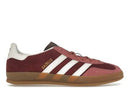 Adidas Gazelle Indoor granate y blanco