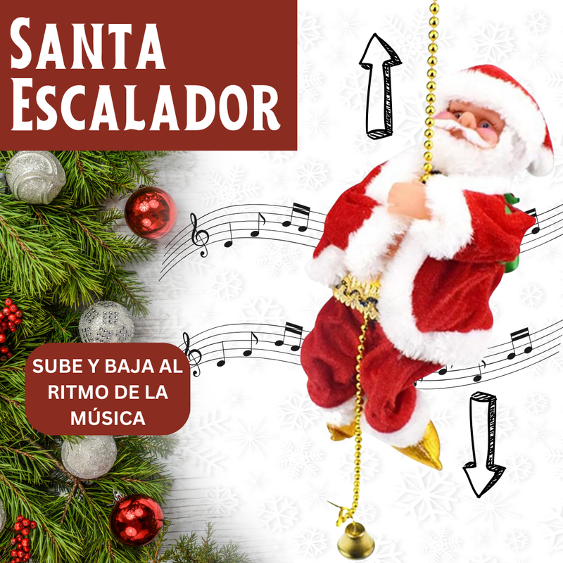 Santa Claus Escalador Electrico