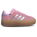 Adidas Gazelle Bold para niños: rosa intenso, goma, plateado y morado