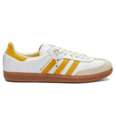 Adidas Samba «OG» en blanco deportivo y blanco intenso con detalles dorados llamativos