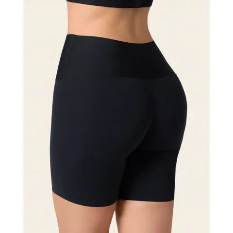 Shorts BBL de tiro alto con doble compresión y control de abdomen faja reductora