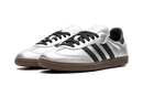 Adidas Samba Plata metalizado, negro y goma