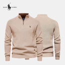 Zipped Collar Sweater R&L + Free Watch