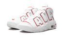 Nike Air More Uptempo Blanco Rojo Universitario Contorno