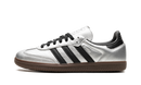 Adidas Samba Plata metalizado, negro y goma