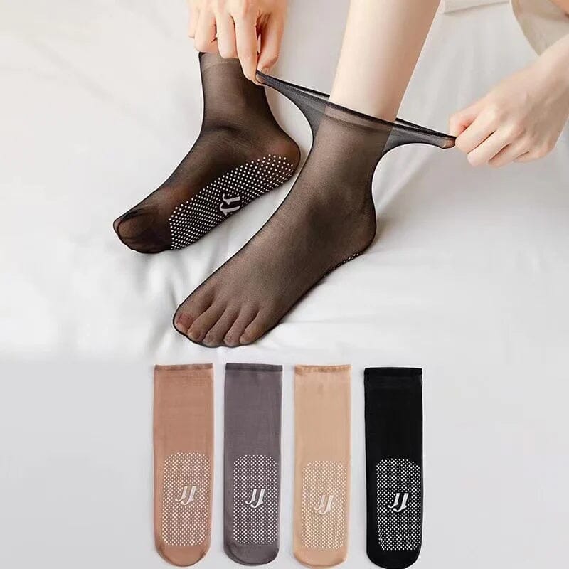 Medias Suaves Antideslizantes | 5 PARES | COLORES VARIADOS