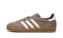 Adidas Gazelle Indoor Earth Strata Blanco Oro Metalizado