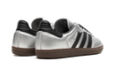 Adidas Samba Plata metalizado, negro y goma