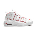 Nike Air More Uptempo Blanco Rojo Universitario Contorno