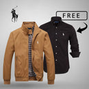 Casual Zip-Up Bomber™ Premium + FREE Jumper or Shirt (Your Choice)
