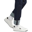 Prada Downtown Triangle Logo White Black Sneaker
