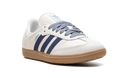 Adidas Samba Blanco roto y azul oscuro