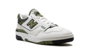 New Balance 550  White / Dark Olivine