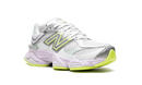 New Balance 9060 Blanco, Plata Metalizado y Taro